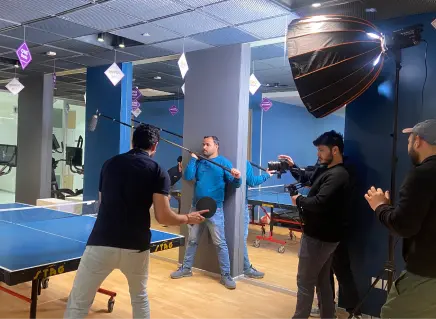 Skittles Productions shooting a brand film in Gurgaon